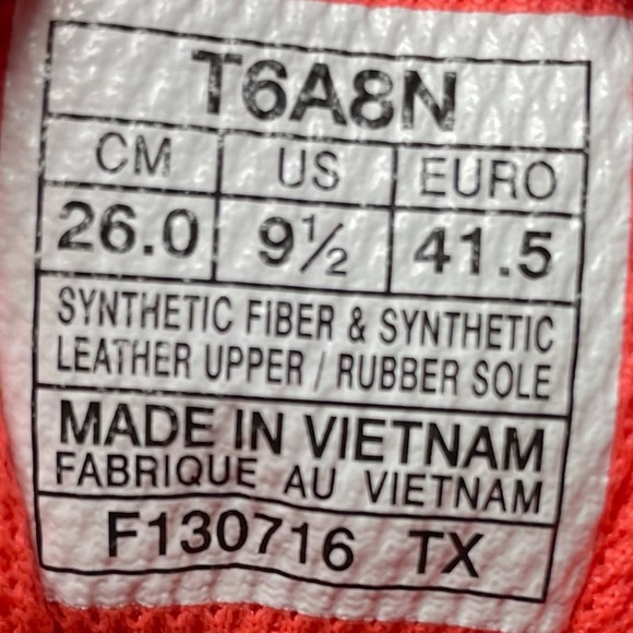 ASICS GT-1000 Athletic Sneaker Teal Blue Orange Womens 9.5 - Picture 8 of 8